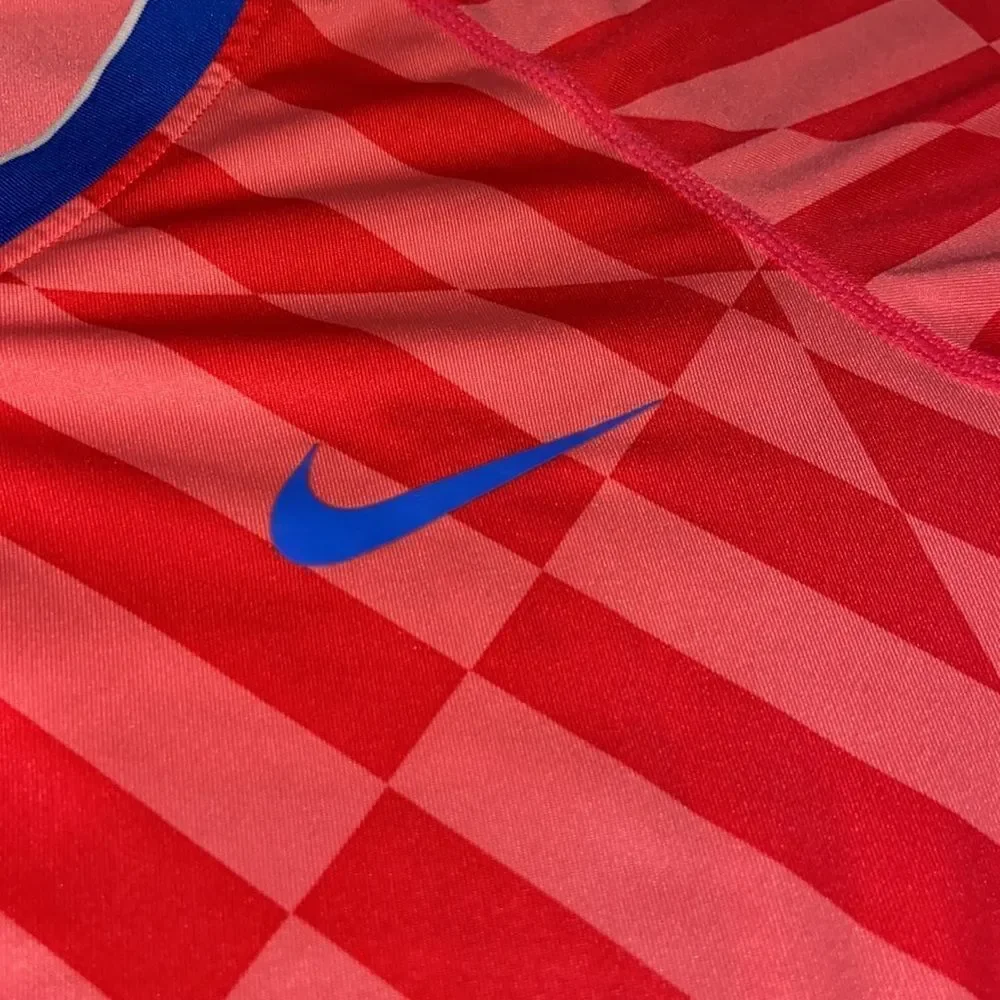 NIKE Dri Fit Woman's Soccer Pink Stripe Shirt
